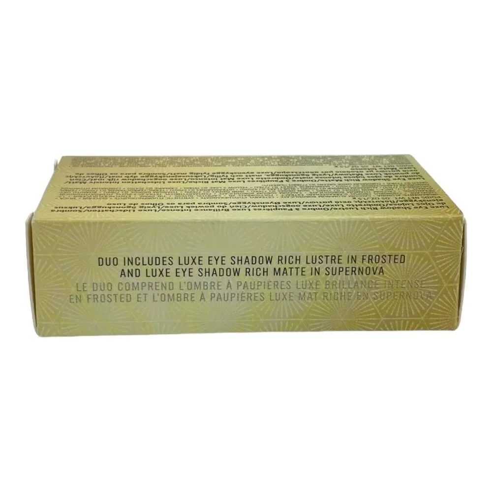 Bobbi Brown Luxe Eye Shadow Duo Midnight Toast:‎ Lustre Frosted, Matte Supernova